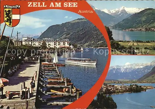 Zell See Seepromenade Grand Hotel Kitzensteinhorn Kat. Zell am See