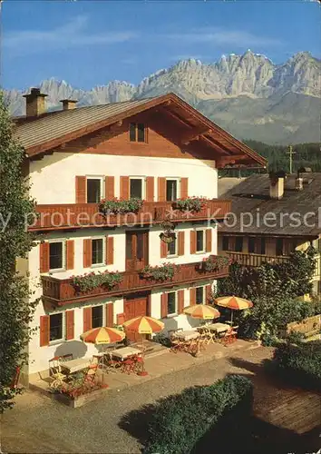 Oberndorf Tirol Gasthof Lindner Kat. Oberndorf in Tirol