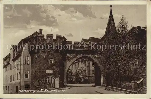 Merseburg Saale Krummes Tor Kat. Merseburg