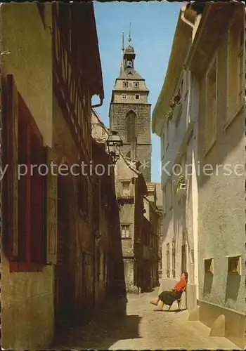 Neustadt Weinstrasse Metzgergasse Kirche Kat. Neustadt an der Weinstr.