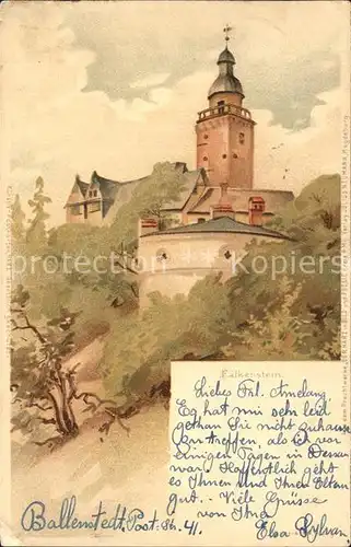 Ballenstedt Burg Falkenstein Kat. Ballenstedt