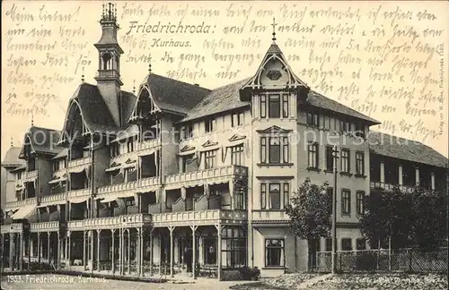 Friedrichroda Kurhaus Kat. Friedrichroda