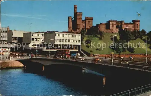 Inverness Highland Schloss Bruecke Fluss Ness /  /