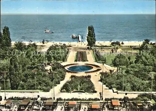 Varna Warna Ansicht vom Goldenen Sand Restaurant Terrasse Strand / Varna /