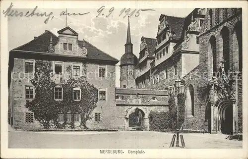 Merseburg Saale Domplatz Kat. Merseburg