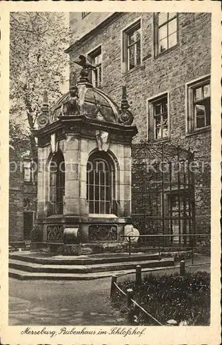 Merseburg Saale Rabenhaus Schlosshof Kat. Merseburg