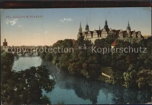 Merseburg Saale Koenigliches Schloss Kat. Merseburg