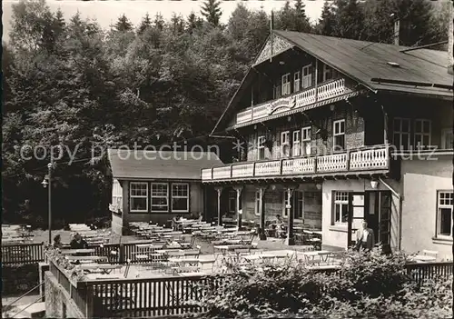 Tabarz Schweizerhaus Lauchagrund Kat. Tabarz Thueringer Wald