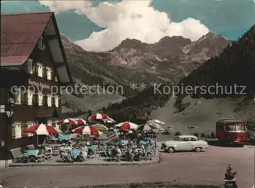 Kleinwalsertal Mittelberg Schafalpkoepfen Gasthaus Alte Krone Kat. Oesterreich