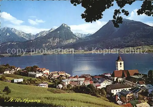 St Wolfgang Wolfgangsee Rettenkogel Rinnkogel Sparber Kat. St. Wolfgang im Salzkammergut