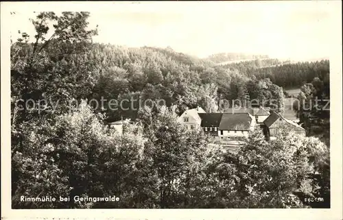 Geringswalde Rinnmuehle Waldpartie Kat. Geringswalde