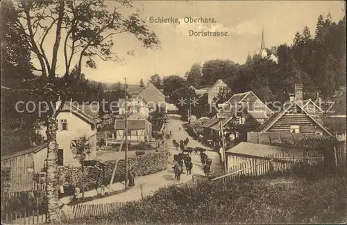 Schierke Harz Dorfstrasse Kat. Schierke Brocken