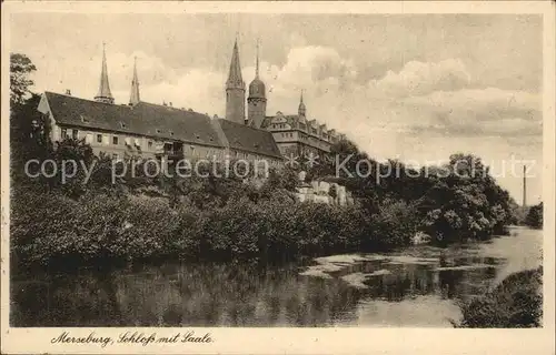 Merseburg Saale Schloss Saale Kat. Merseburg