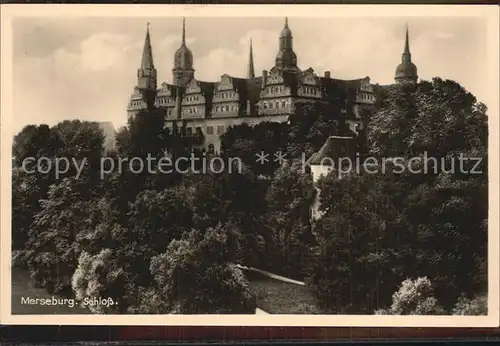 Merseburg Saale Schloss Kat. Merseburg