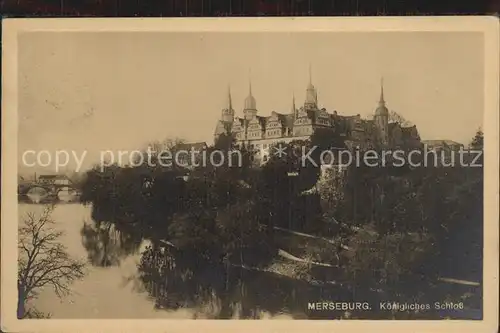 Merseburg Saale Koenigliches Schloss Kat. Merseburg