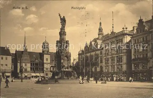 Halle Saale Marktplatz Kat. Halle