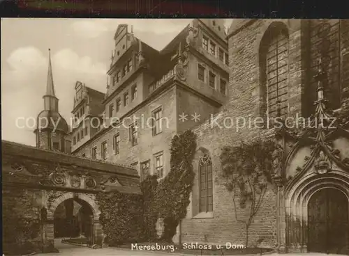 Merseburg Saale Schloss Dom Kat. Merseburg