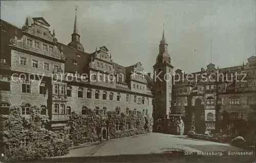 Merseburg Saale Schlosshof Kat. Merseburg