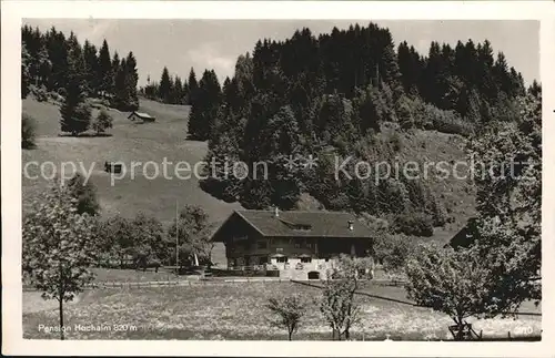 Huettenberg Ofterschwang Hochalm Fremdenheim Bergbauernhof Kat. Ofterschwang