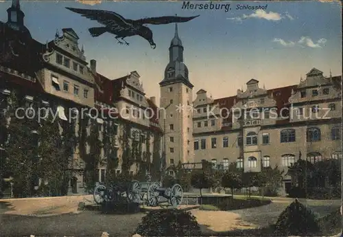 Merseburg Saale Schlosshof Kat. Merseburg