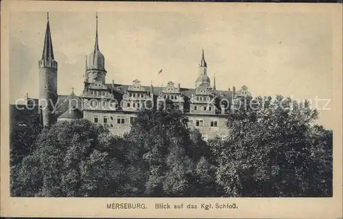 Merseburg Saale Koenigliches Schloss Kat. Merseburg