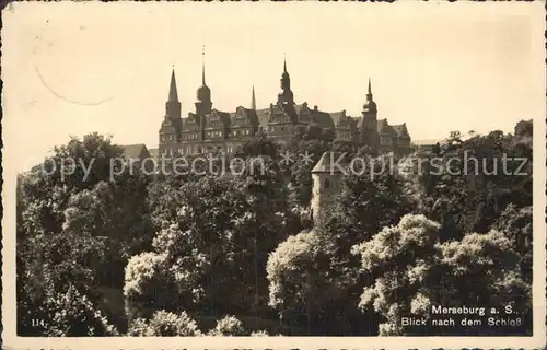 Merseburg Saale Schloss Kat. Merseburg