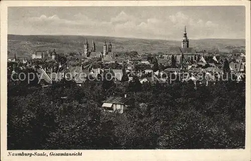 Naumburg Saale Stadtansicht Kat. Naumburg