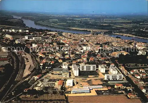 Pont Saint Esprit Vue aerienne La Porte d Or de la Provence Kat. Pont Saint Esprit