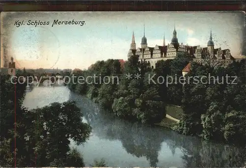 Merseburg Saale Koenigliches Schloss Kat. Merseburg