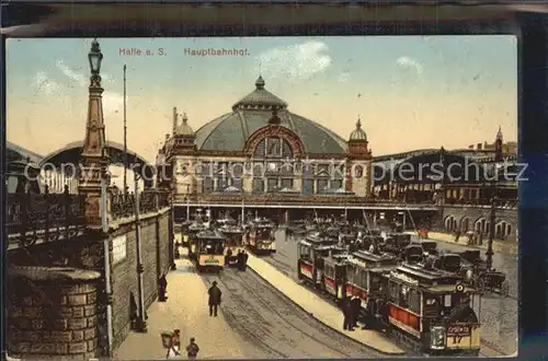 Halle Saale Hauptbahnhof Kat. Halle