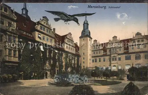 Merseburg Saale Schlosshof Kat. Merseburg