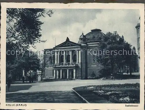 Halle Saale Stadttheater Kat. Halle