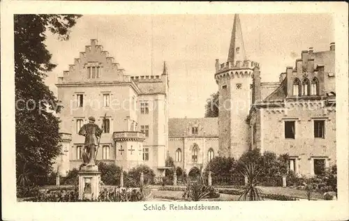 Friedrichroda Schloss Reinhardsbrunn Kat. Friedrichroda