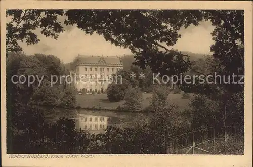 Friedrichroda Schloss Reinhardsbrunn Kat. Friedrichroda