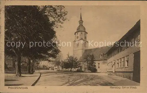 Friedrichroda Herzog Ernst Platz Kat. Friedrichroda