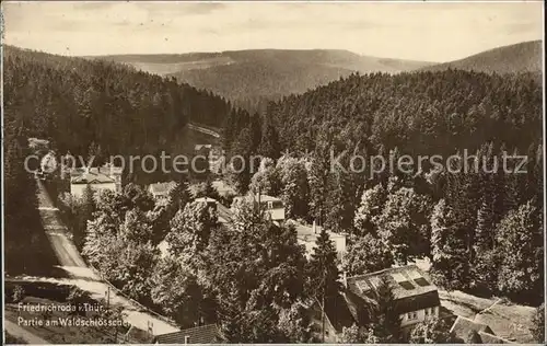 Friedrichroda Partie am Waldschloesschen Kat. Friedrichroda