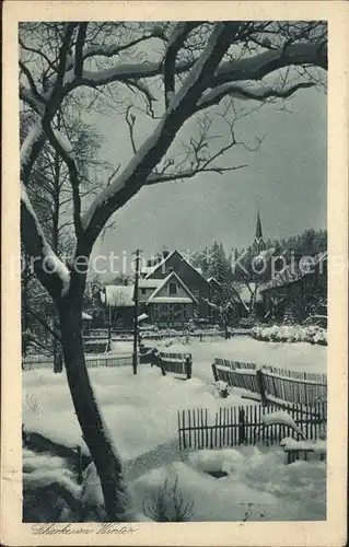 Schierke Harz Winter Kat. Schierke Brocken