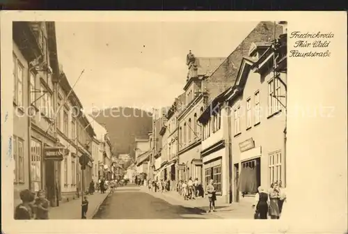 Friedrichroda Hauptstrasse Kat. Friedrichroda