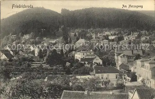 Friedrichroda Herzogweg Kat. Friedrichroda