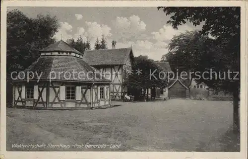 Gernrode Harz Waldwirtschaft Sternhaus  Kat. Gernrode Harz