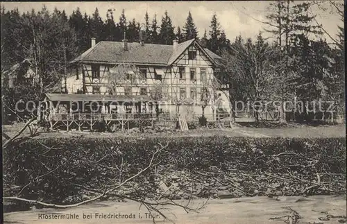 Friedrichroda Klostermuehle Kat. Friedrichroda