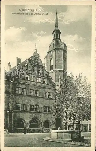 Naumburg Saale Wenzelskirche Amtsgericht Kat. Naumburg