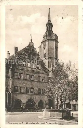 Naumburg Saale Wenzelskirche Amtsgericht Kat. Naumburg