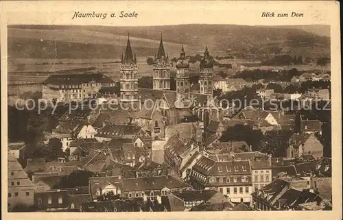 Naumburg Saale Blick zum Dom Kat. Naumburg