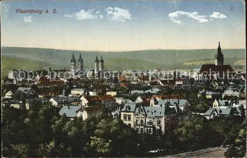 Naumburg Saale Panorama Kat. Naumburg