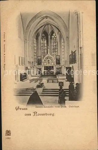 Naumburg Saale Innenansicht Dom Ostchor Kat. Naumburg