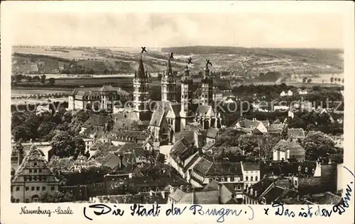 Naumburg Saale Stadtansicht Dom Kat. Naumburg