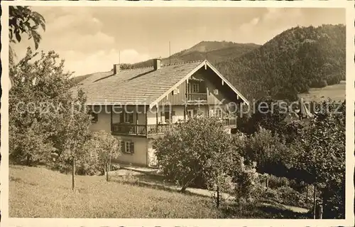 Ruhpolding Kinderheilstaette Haus Notburga  Kat. Ruhpolding