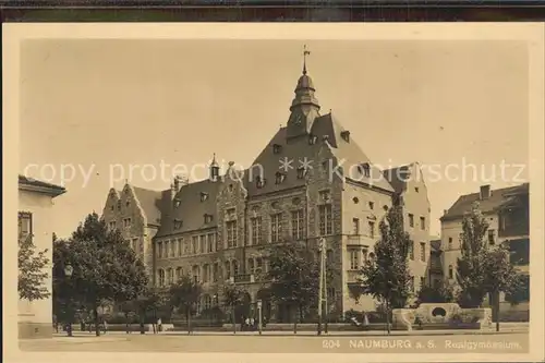 Naumburg Saale Realgymnasium Kat. Naumburg