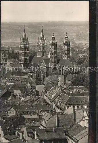 Naumburg Saale Blick auf den Dom Kat. Naumburg